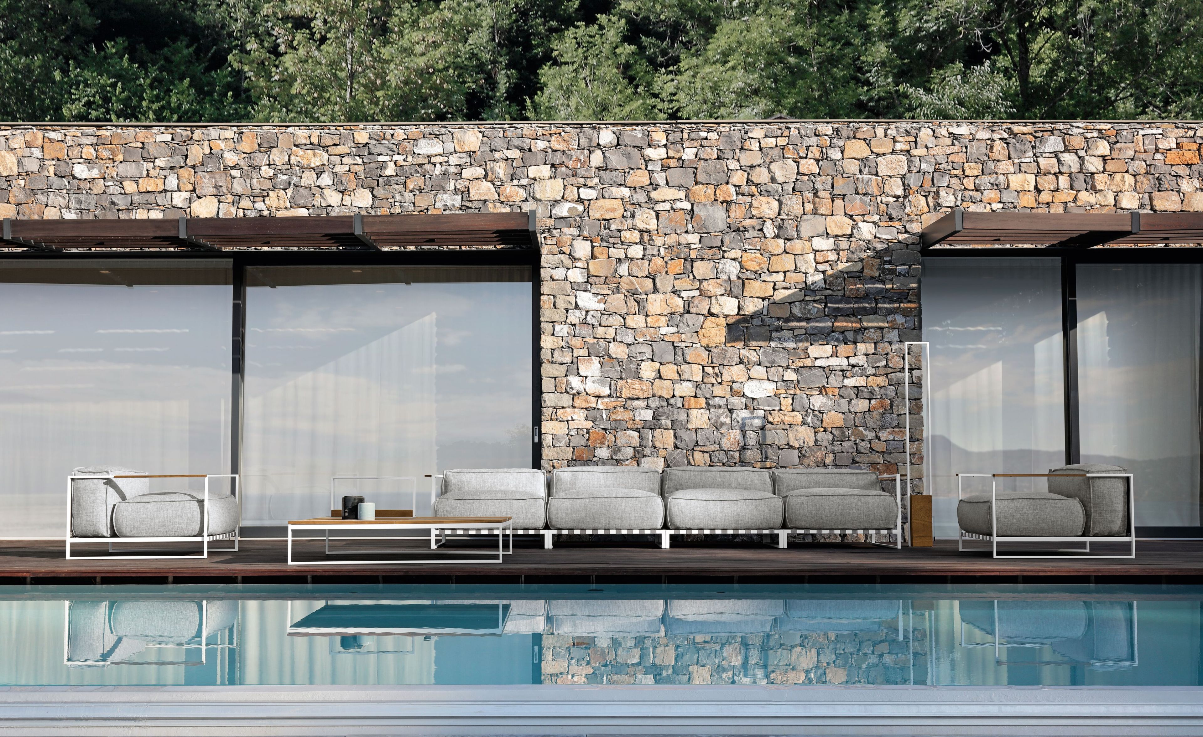 Тканевое садовое кресло с подлокотниками Talenti Casilda ARCH-00145201 - Вид №2