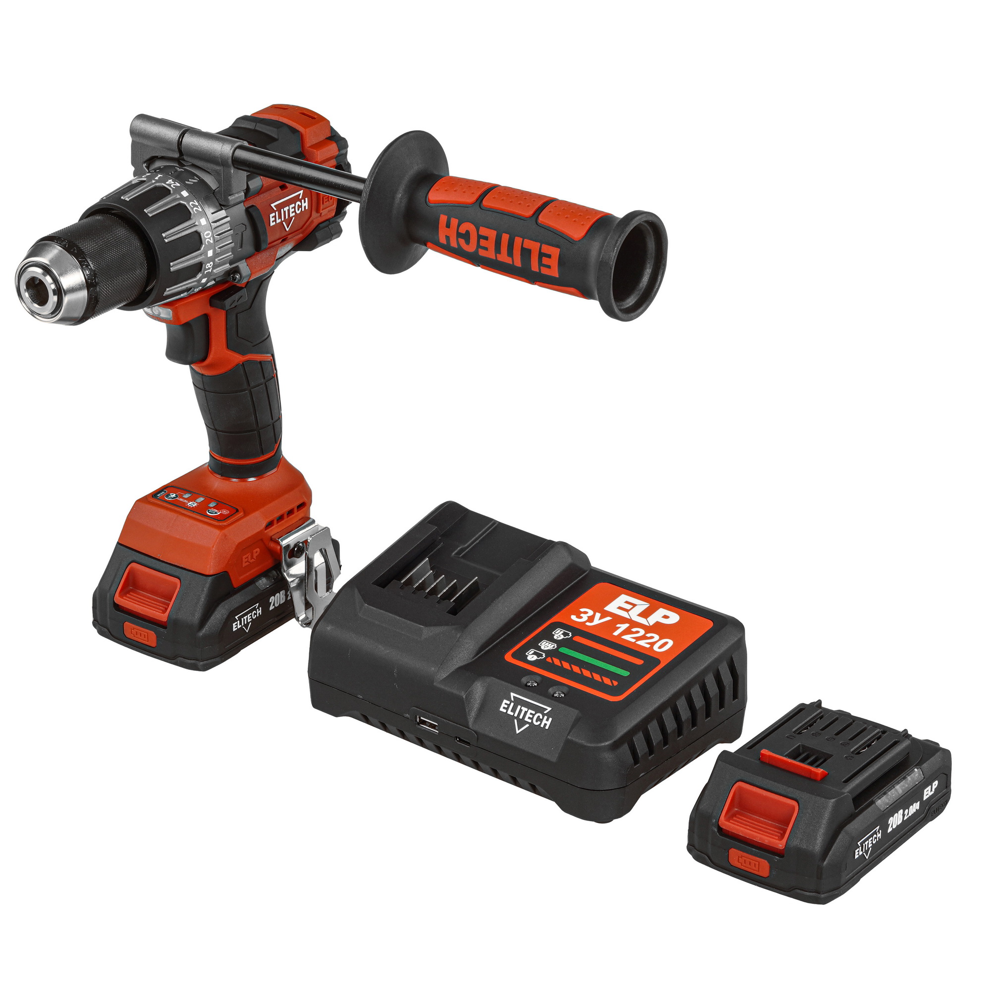 Дрель-шуруповерт Elitech ДА 21УБЛ2 9205808 STDN-0137104 - Вид №1