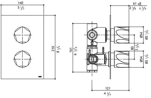 MGS Дивертер / пульт дистанционного управления из нержавеющей стали Penta sun-id-1452427 - Вид №4