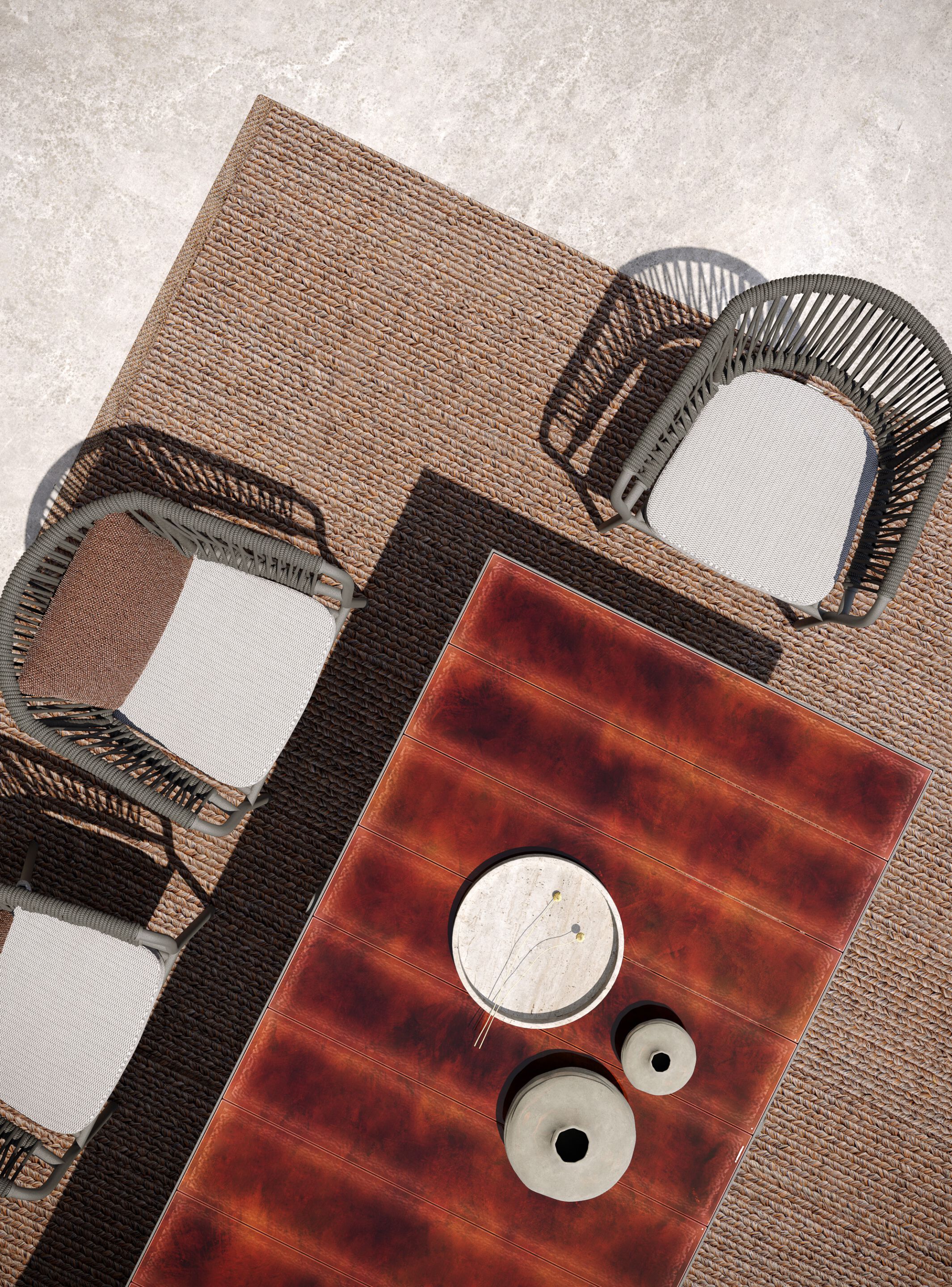 Садовый стул с алюминиевым подлокотником и веревкой Atmosphera Pleasure .25 ARCH-00082058 - Вид №5