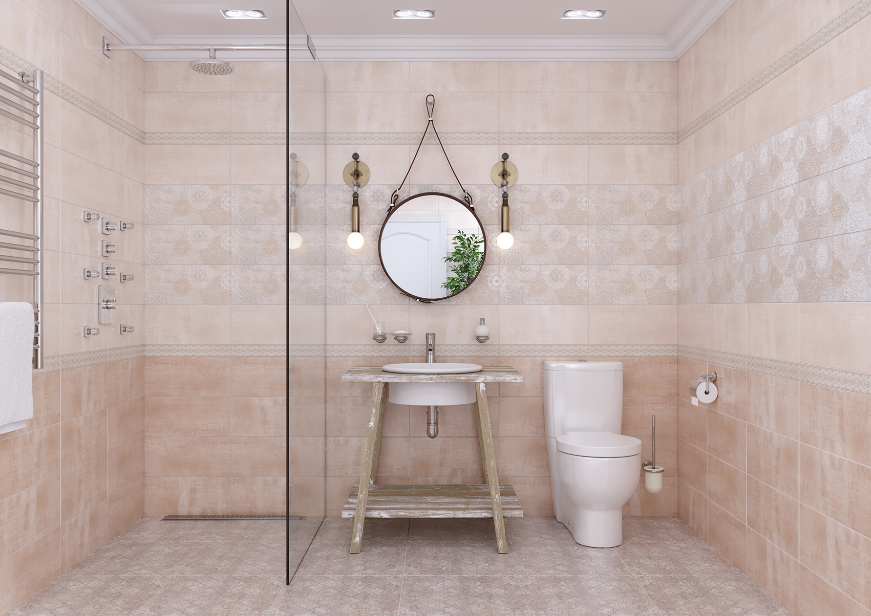Керамическая плитка КАНТРИ 263262 6х45 см PiezaROSA  - Вид №1