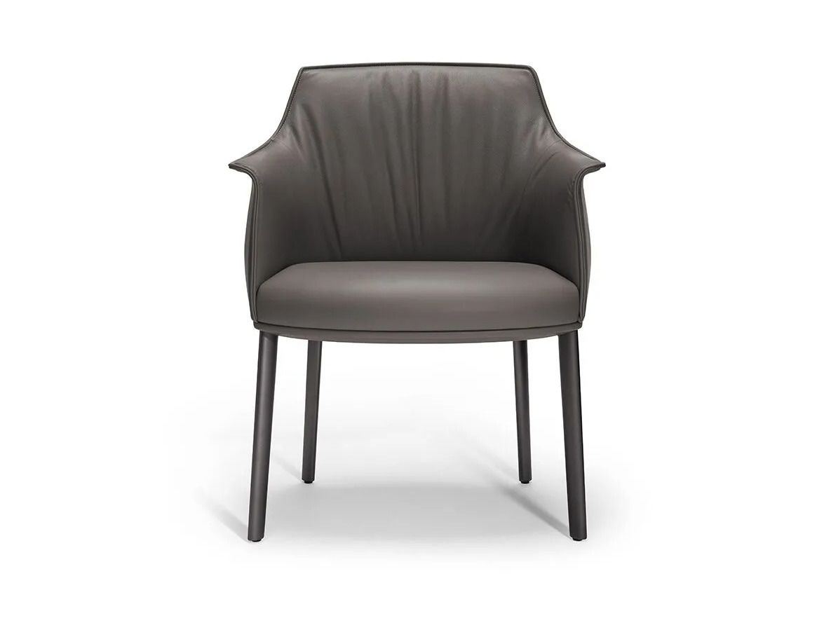 Кожаное кресло с подлокотниками Poltrona Frau коллекция-диваны и кресла ARCH-00070143