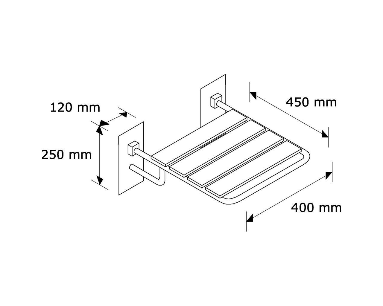 TPC21 СКЛАДНОЙ ДУШЕВОЙ КРЕСЛО Merida  - Вид №1