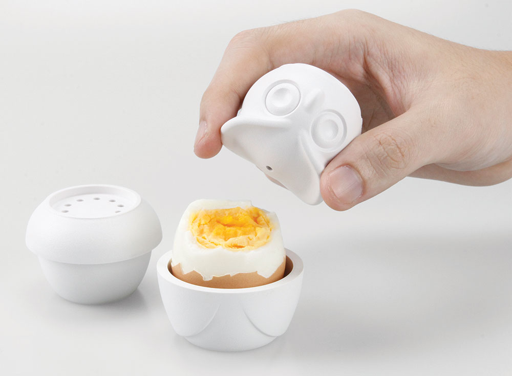 QL10236-WH Подставка для яйца Пластмассовая Qualy Таиланд  - Вид №3