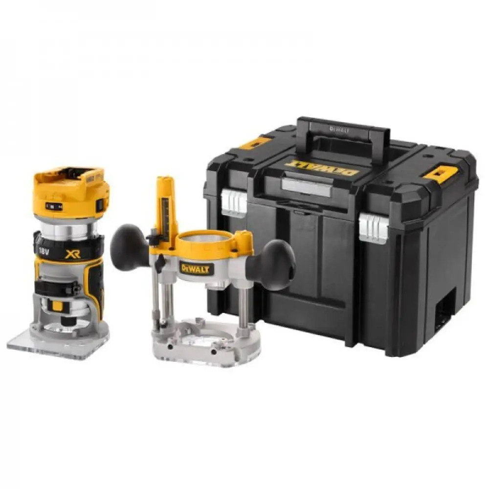91291248 Фрезер аккумуляторный бесщеточный Dewalt DCW604NT, 18 В Li-Ion без АКБ и ЗУ STLM-0844405