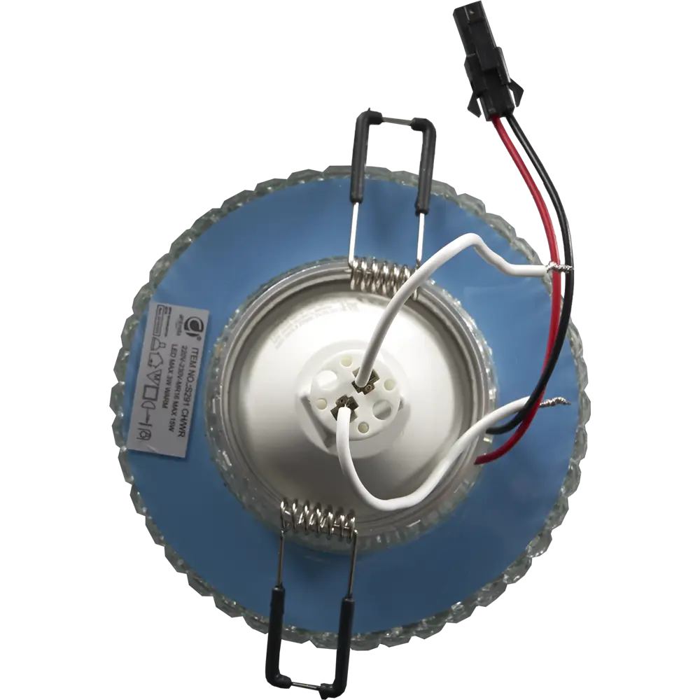 Светильник точечный встраиваемый S291 CH/WR 65 мм, 2.5 м², цвет золотой Ambrella light STLM-2145645 - Вид №4