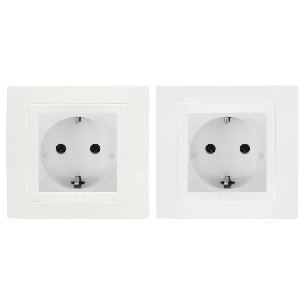 Розетка встраиваемая Systeme Electric Unica с заземлением, цвет белый STLM-2116710 - Вид №2