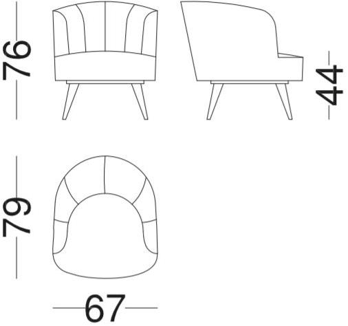 Vibieffe Вращающееся кресло из кожи или ткани sun-id-1483708 - Вид №8