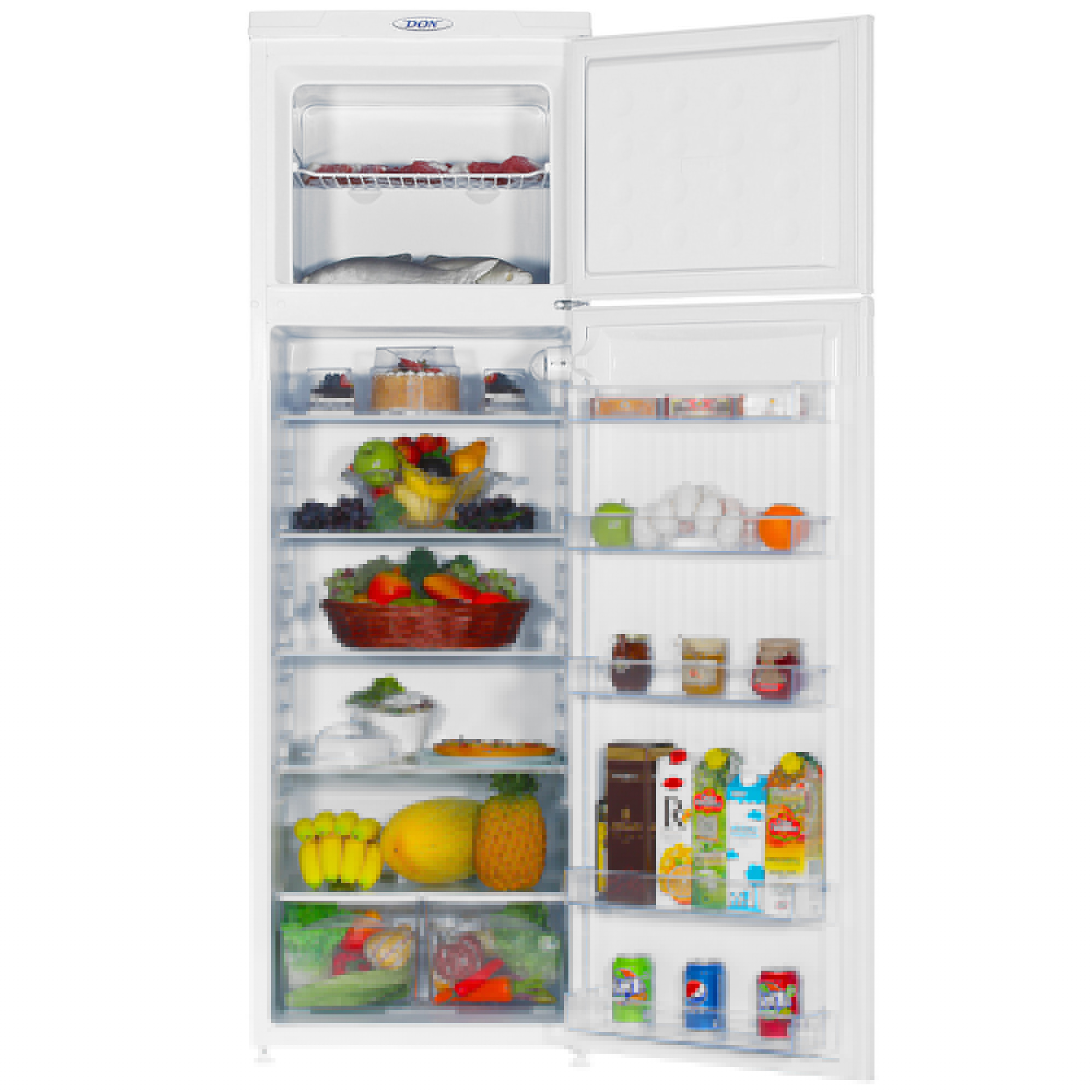 1229529 Холодильник с морозильником   DON R-236 B белый STDN-0086941 - Вид №4