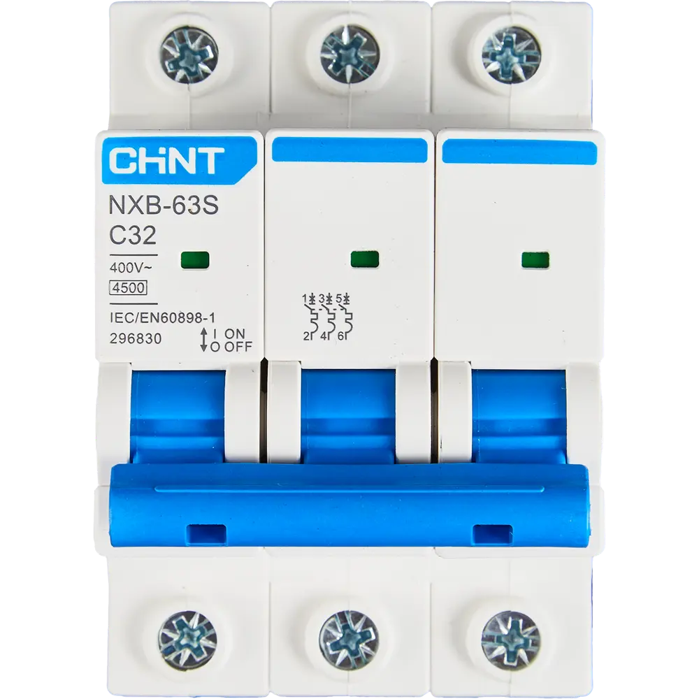 Автоматический выключатель CHINT NXB-63S 3P C32 А 4.5 кА 85334588 STLM-2046410  - Вид №2