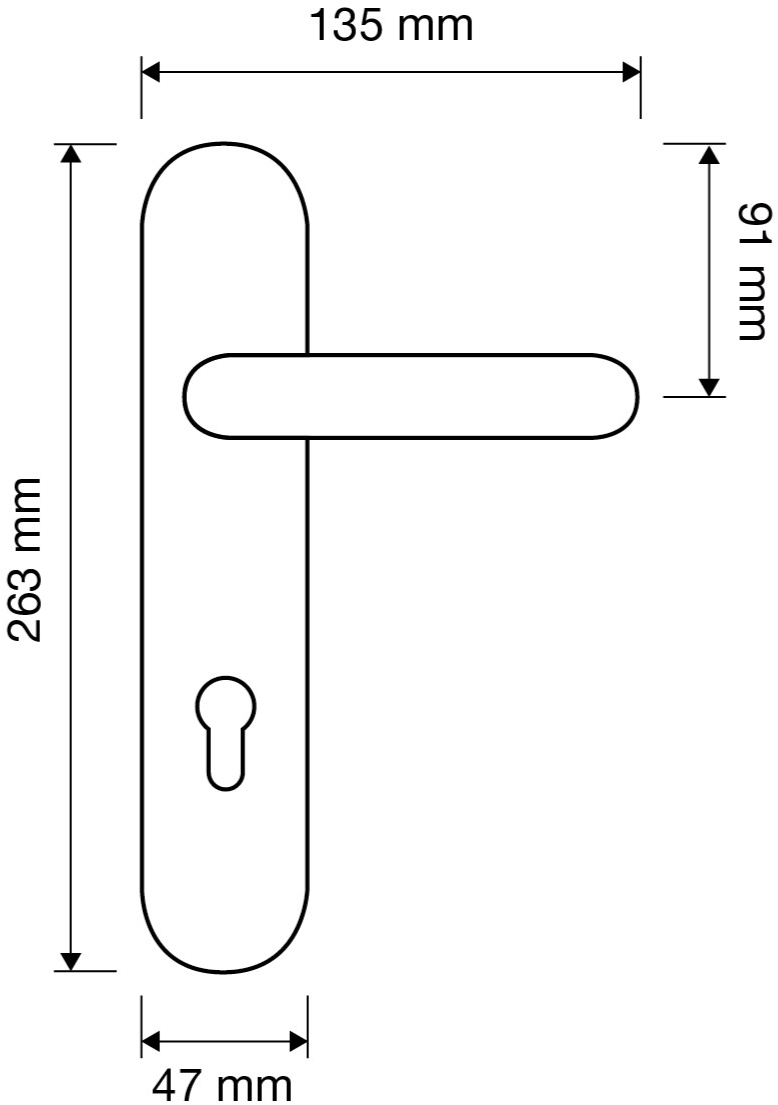 LINEA CALI' Латунная ручка на пластине Heidi sun-id-1459019 - Вид №1