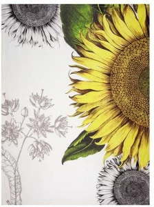 The NapKing Льняное кухонное полотенце Helianthus