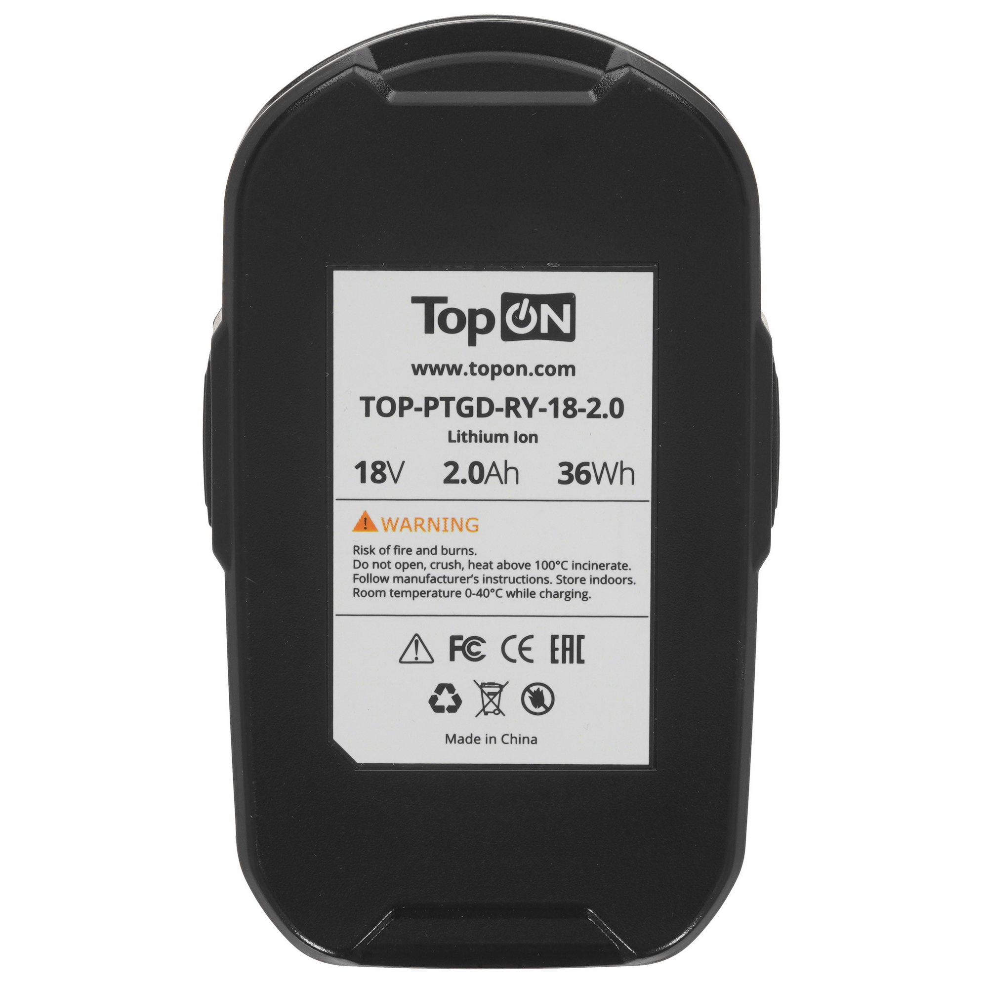 Аккумулятор TopON TOP-PTGD-RY-18-2.0 9002652 STDN-0073415 - Вид №2