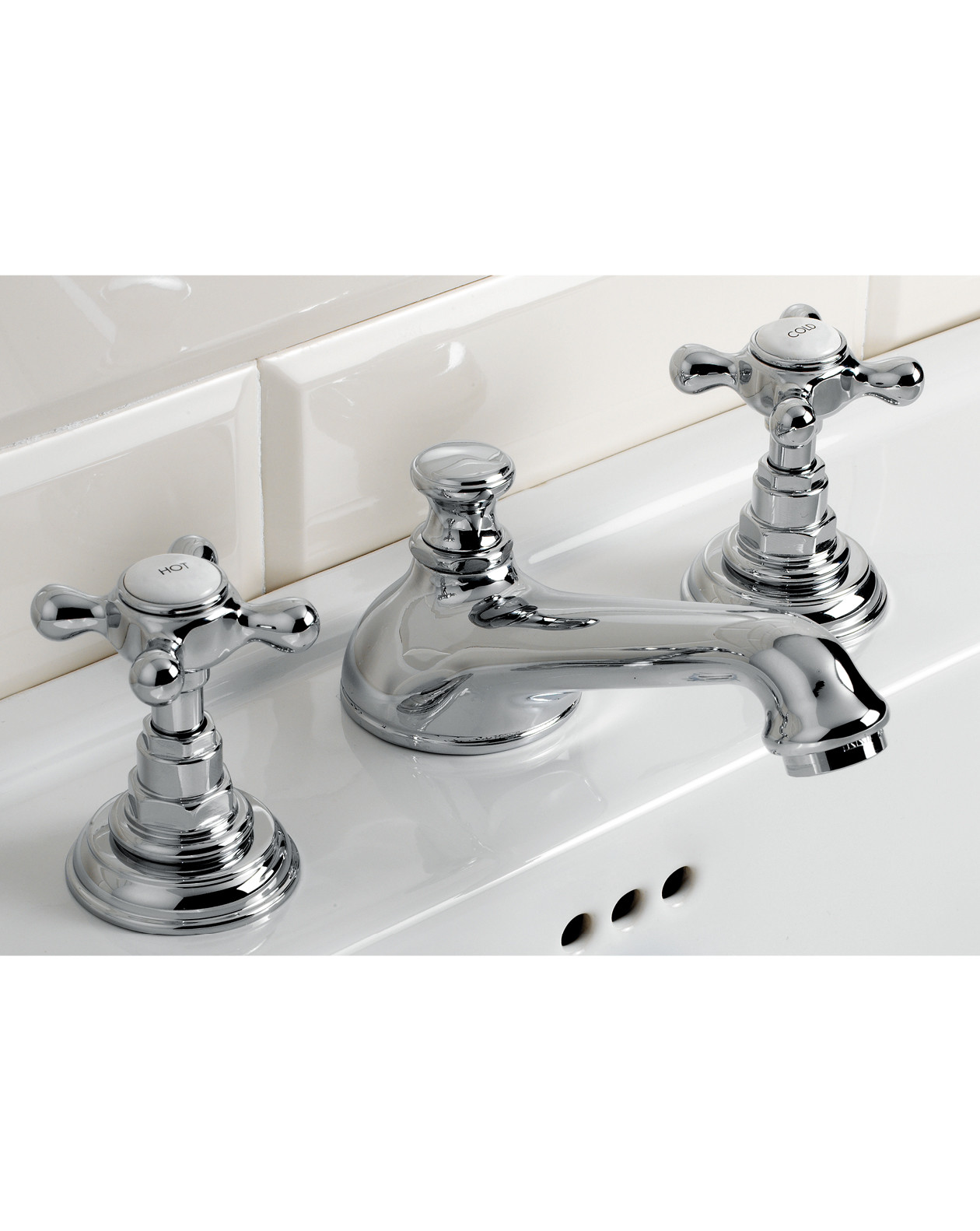 UTAU900 Кран для раковины Austin на 3 отверстия Devon&Devon  - Вид №1