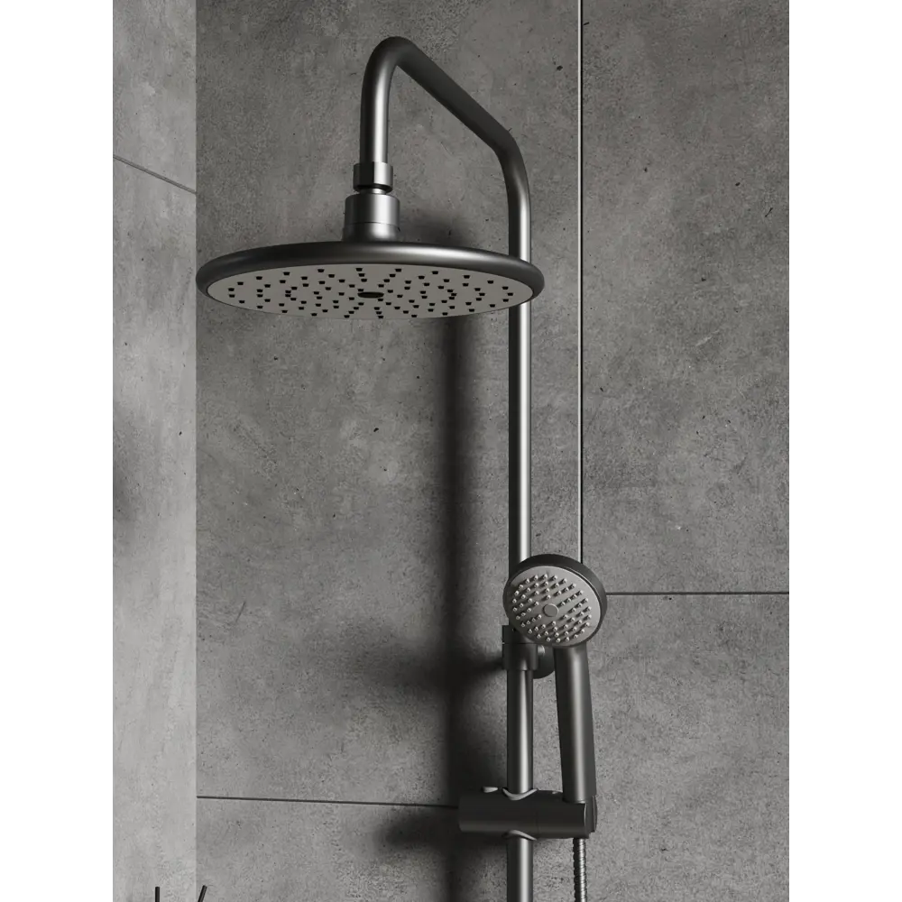 Душевая система Esko Marburg графит с 3 режимами подачи воды 89385950 STLM-1341060 - Вид №5