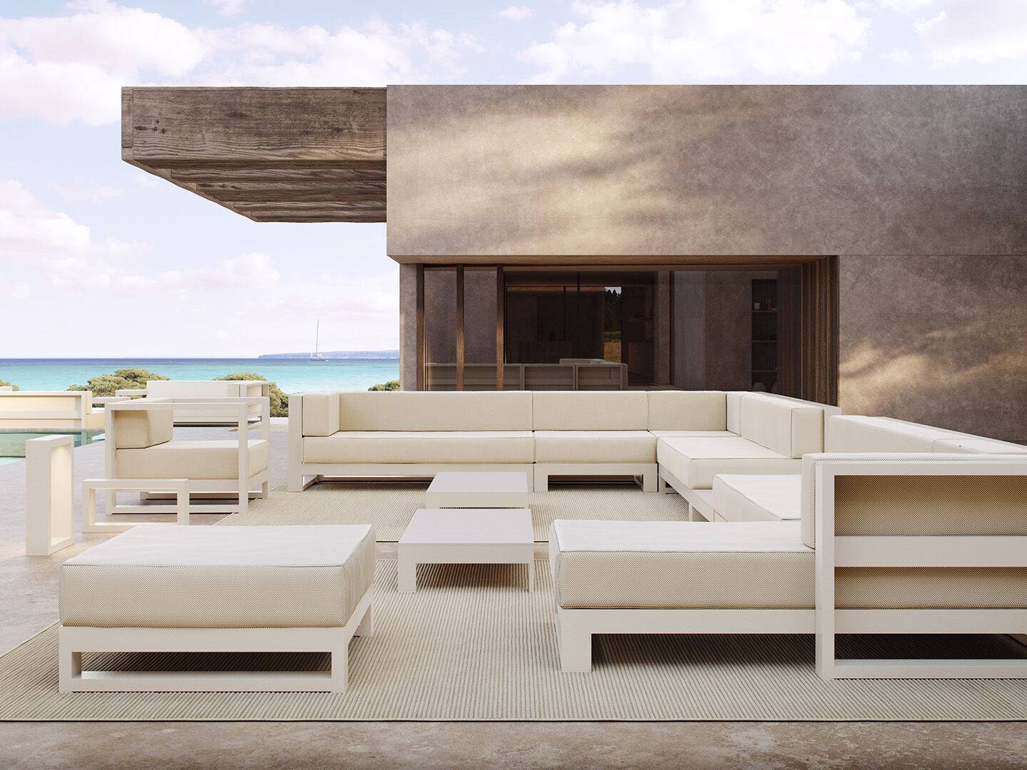 Низкий садовый столик Vondom Posidonia ARCH-00061105 - Вид №10