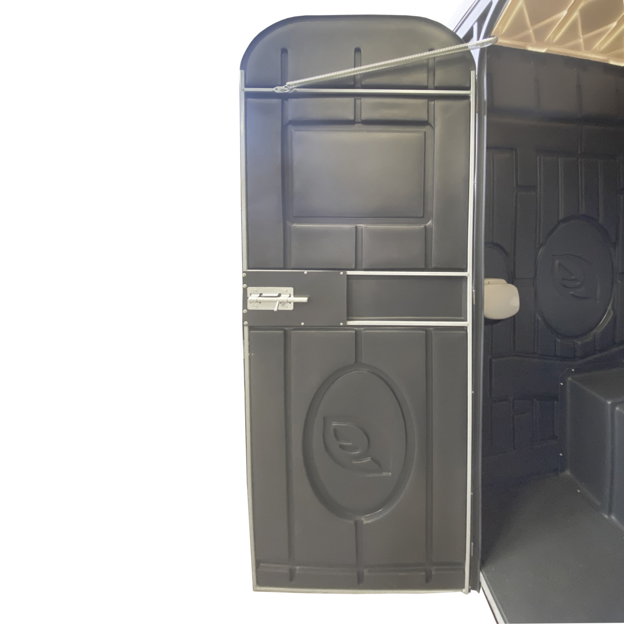 88266095 Туалетная кабина Гамма Дачная 106x199x108.5 см пластик графит Santreyd  - Вид №2