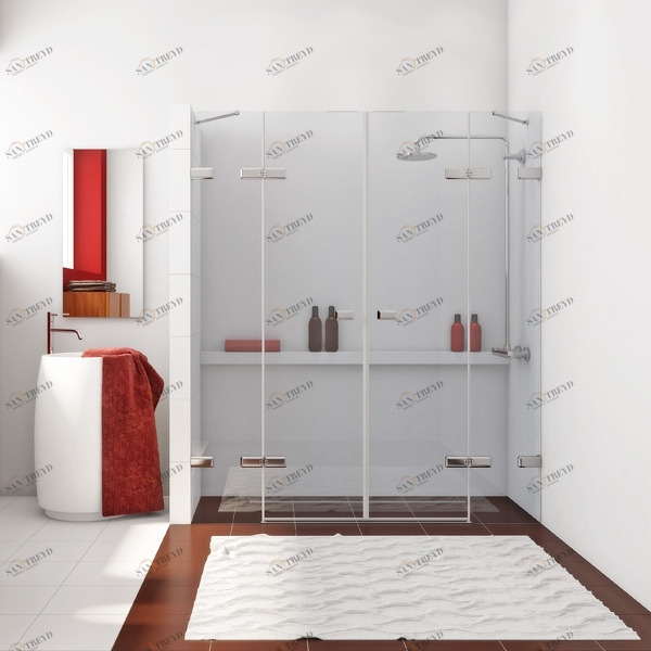 Душевые двери в нишу 240x200 GK-864 стекло прозрачное 6 мм GUTEWETTER TREND DOOR 240X200GK864