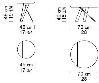 Borzalino Круглый журнальный столик из мрамора sun-id-1401785 - Вид №10