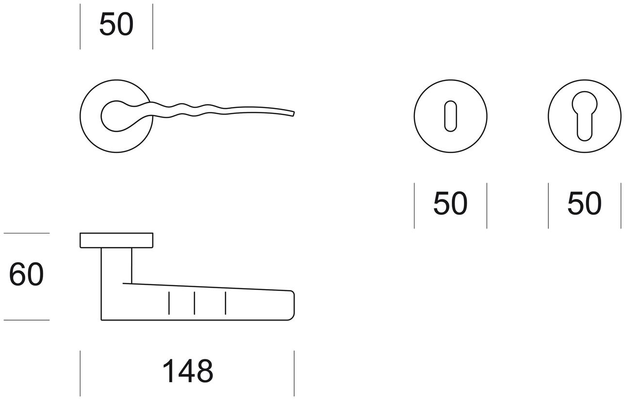 Ento Ручка на розе Flow 6195 - Вид №4