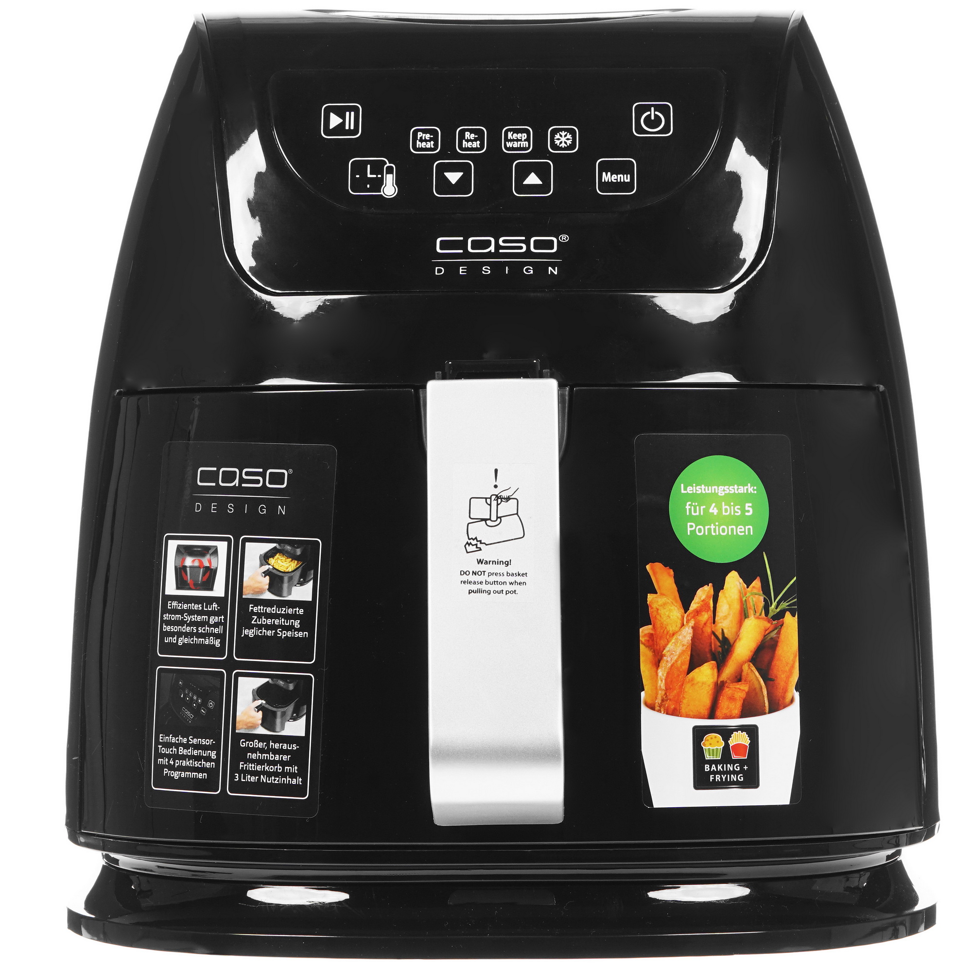 8157261 Аэрогриль CASO AF 250 черный STDN-0071458 - Вид №1