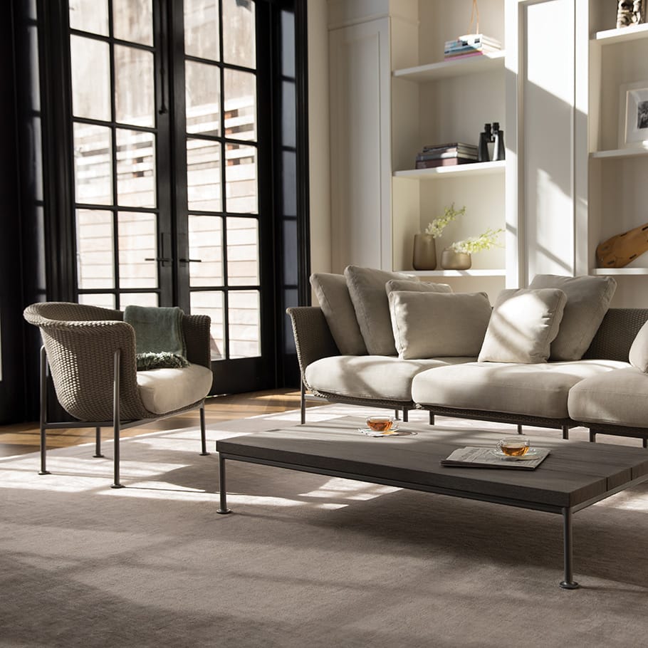 Морское веревочное кресло с подлокотниками JANUS et Cie ARCH-00087478 - Вид №5