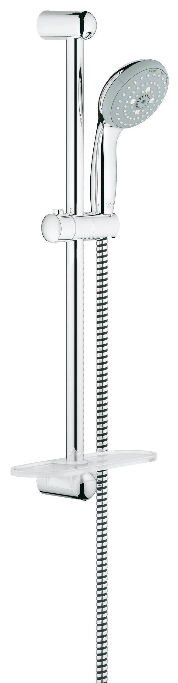 27600000 Душевой гарнитур с полочкой Grohe хром  - Вид №6