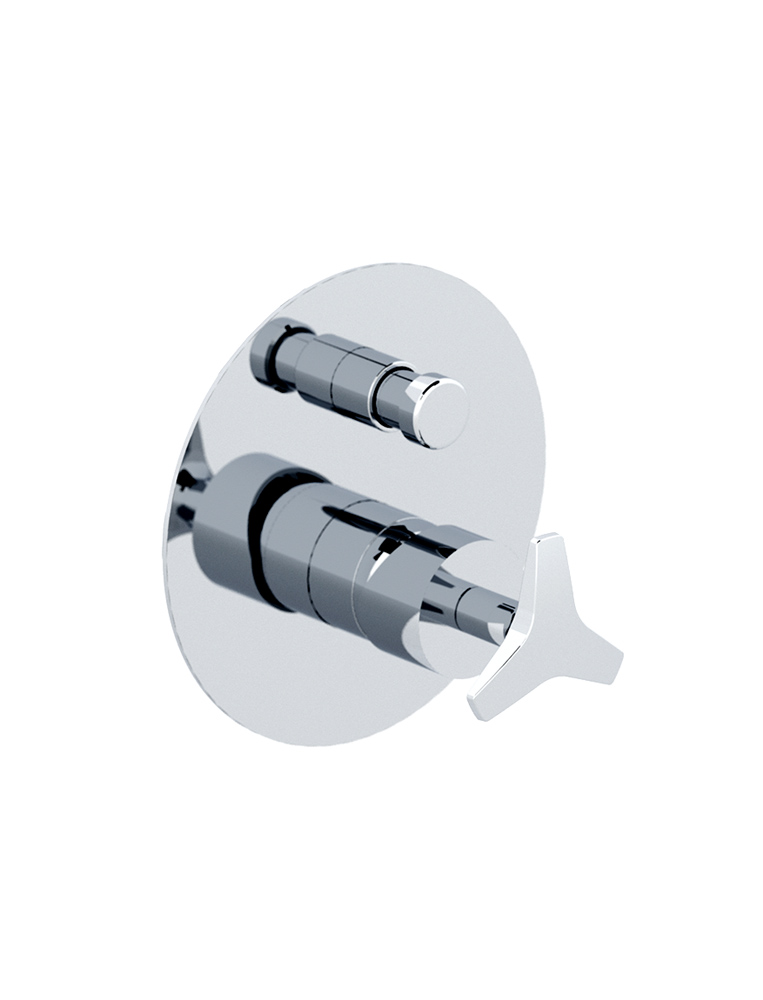 9100/M/E
+ 104002 Bellosta Rubinetterie ВСТРОЕННЫЙ СМЕСИТЕЛЬ С ДИВЕРТЕРОМ НА 2 ВЫХОДА ELITE