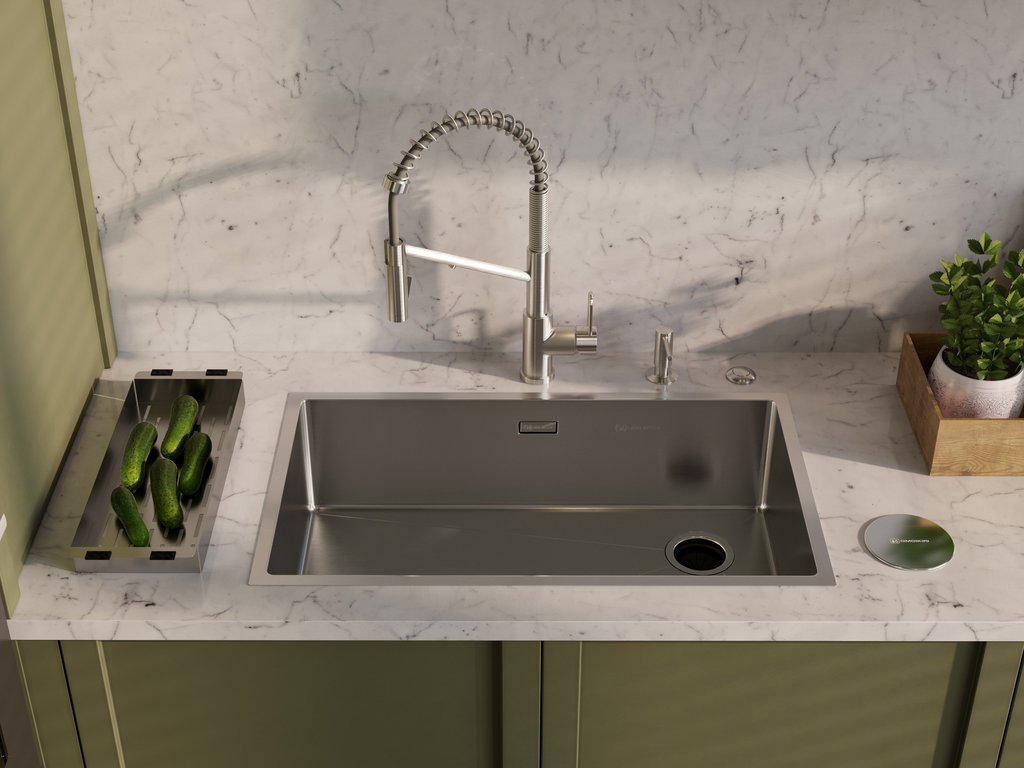 Кухонная мойка Taki 74-U/IF Side GB OMOIKIRI 4993172 - Вид №1