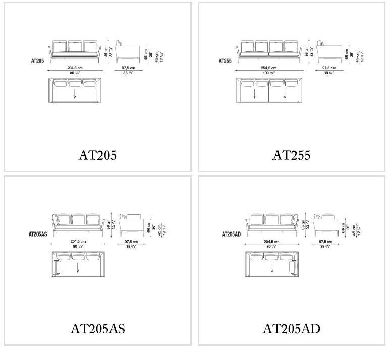 B&B Italia Угловой диван в ткани Atoll sun-id-1427879 - Вид №11