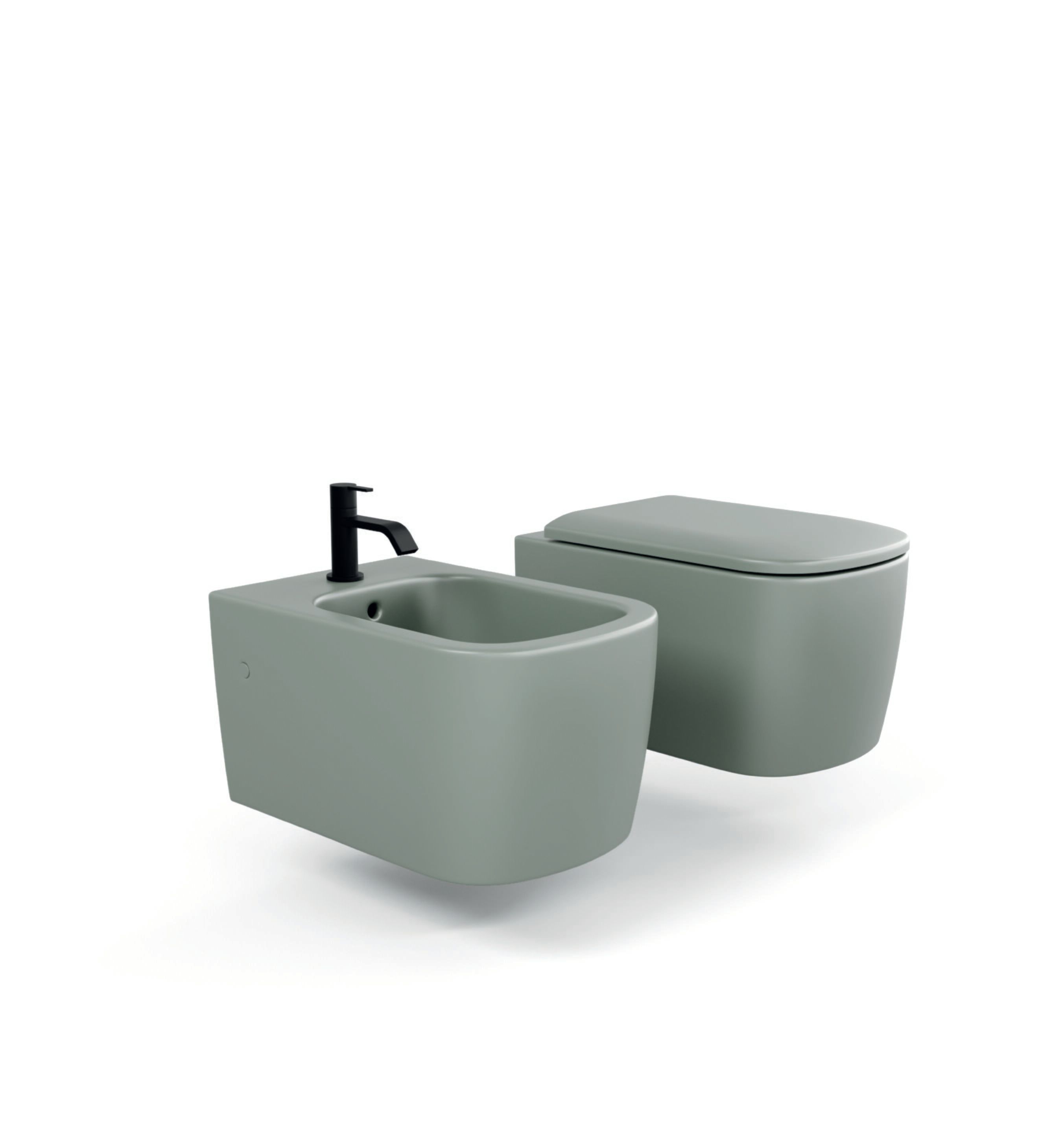 Керамический подвесной туалет Nic простой ARCH-00102648 - Вид №3