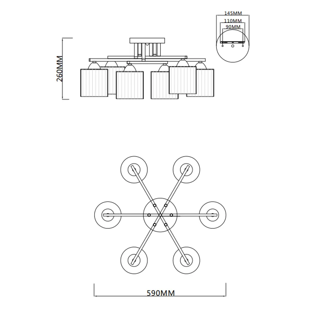 Потолочная люстра SCHAFFNER Nido - элегантное освещение для современного интерьера 89374509 STLM-0930836 - Вид №10