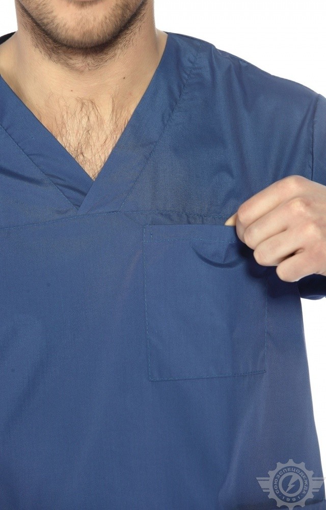 66167 Костюм "Спец" василек  Медицинская одежда  размер 56-58/182-188 Спецодежда  - Вид №11