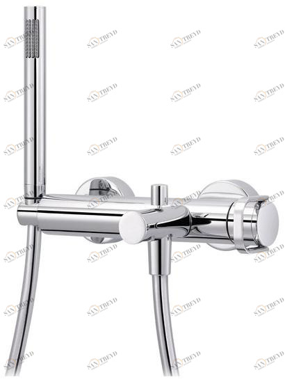 rvb Смеситель для ванны настенный с ручным душем на 2 отверстия Polo club 4541.11.30