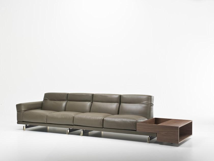 i 4 Mariani Мягкий 4-х местный кожаный диван Niky sun-id-1380690 - Вид №1