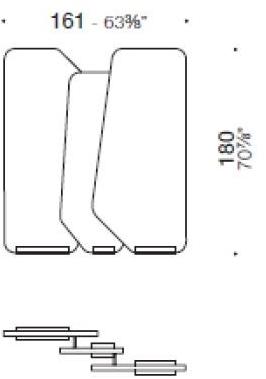 ESTEL GROUP Отдельностоящая звукопоглощающая офисная перегородка из ткани sun-id-1411650 - Вид №6