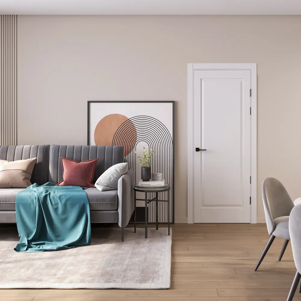 Межкомнатная дверь PORTIKA Альпика белая 80x220 см с фурнитурой 88914872 STLM-0894159 - Вид №5