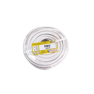 Провод Промэко ПВС 3x2.5 20 м ГОСТ цвет белый 82912101 STLM-2168839
