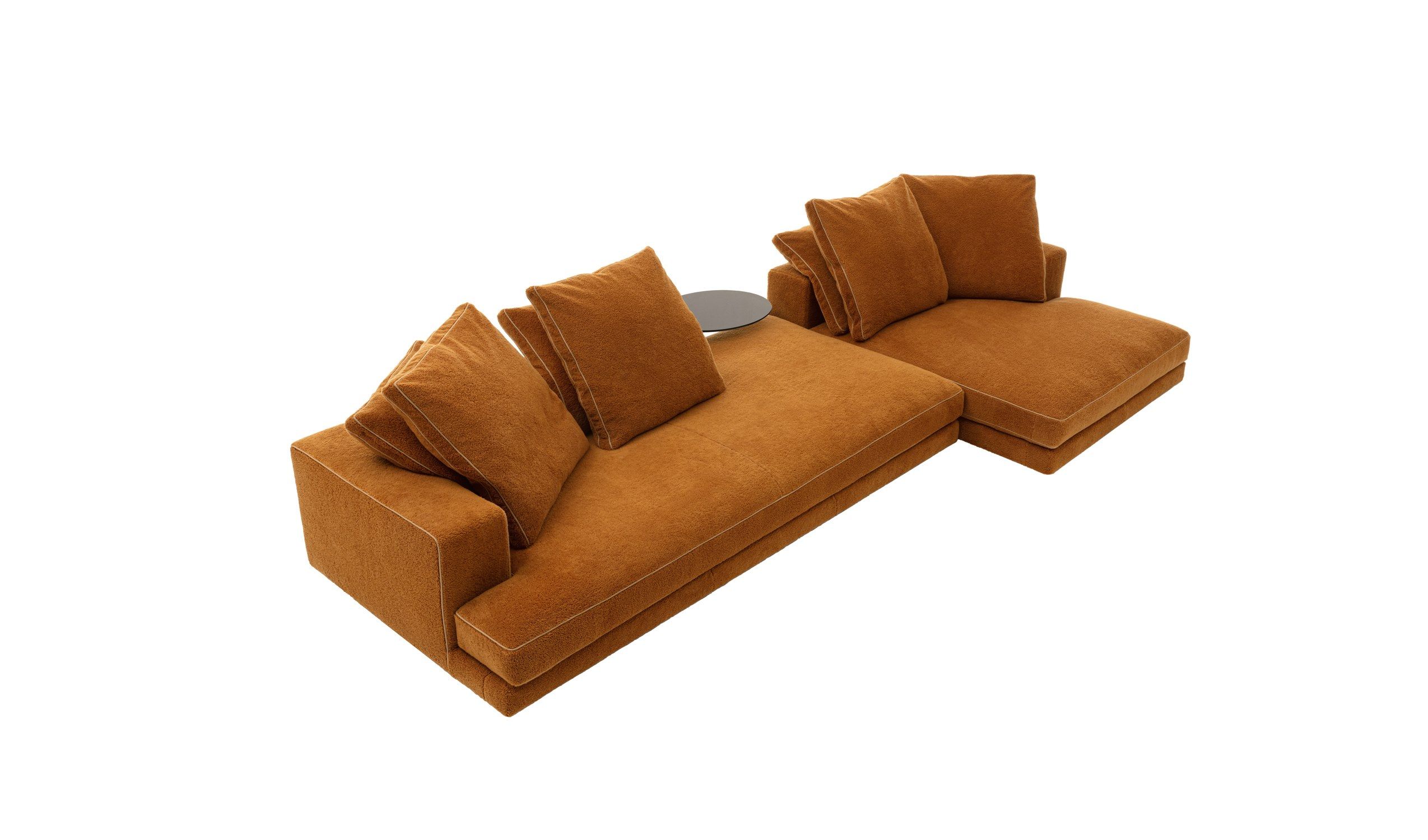 Тканевый диван с полуостровом Maxalto ARBITER ARCH-00062806 - Вид №1