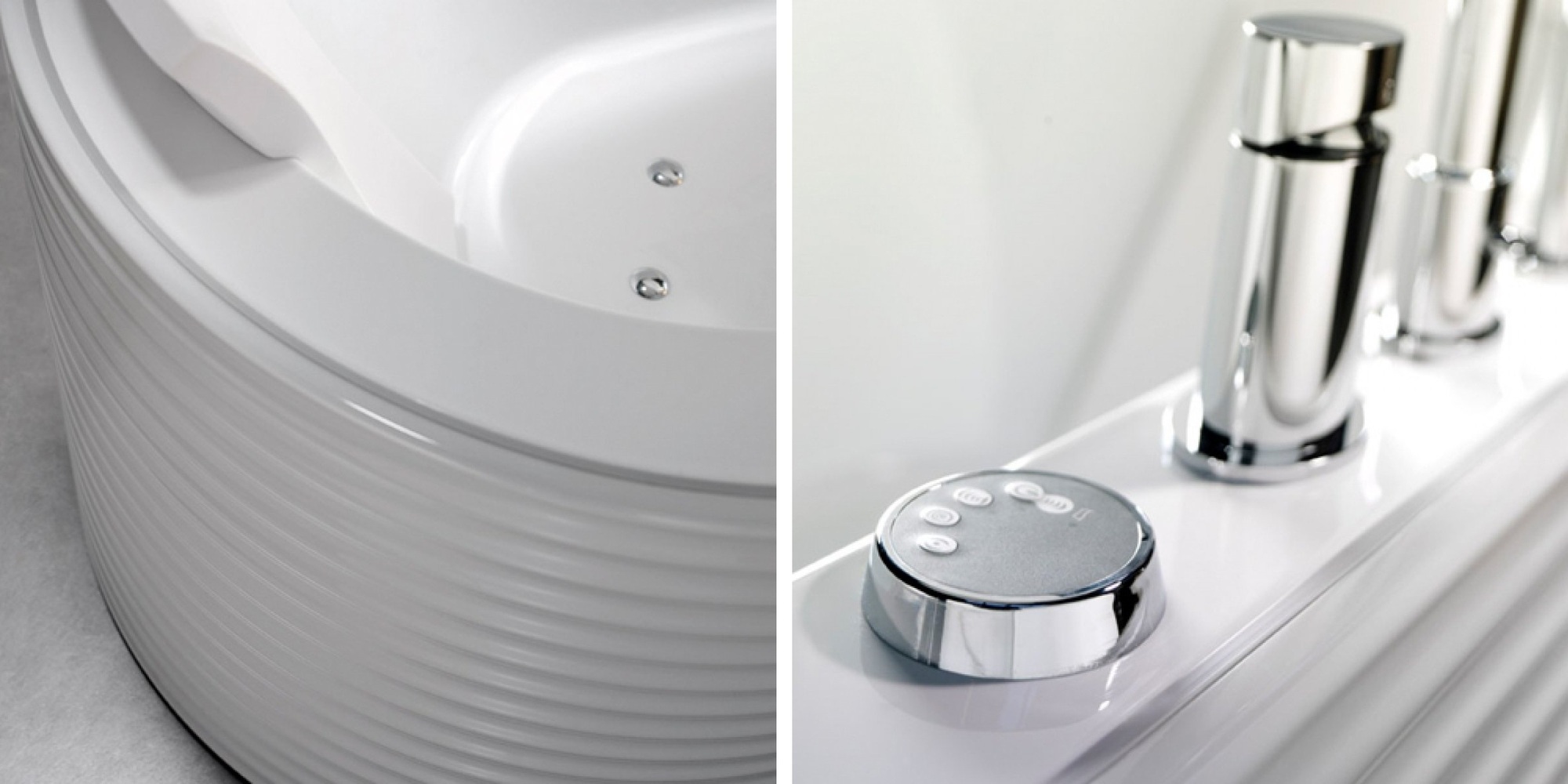 Ванна свободно стоящая с аэромассажем Yuma Line 180 см Karolitalia BLUBLEUYUMALINEBLUAIR180 - Вид №2