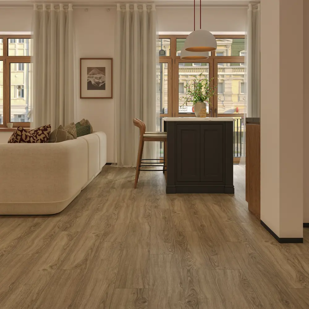 SPC плитка Natisston Дуб Натуральный класс 43 толщина 4 мм 2.232 89453145 STLM-2083739 