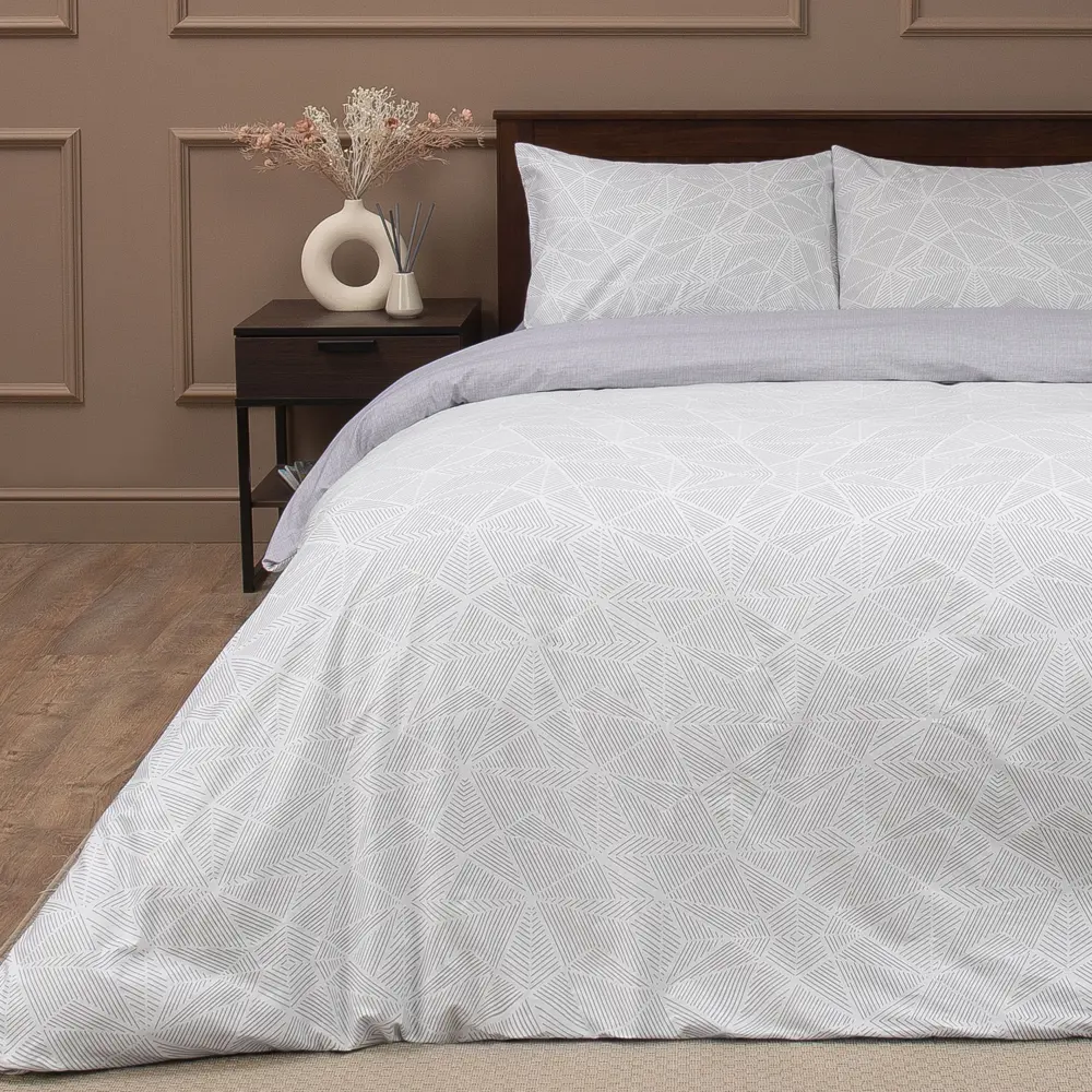 Комплект постельного белья Eclair Маркато евро сатин разноцветный STLM-2012706