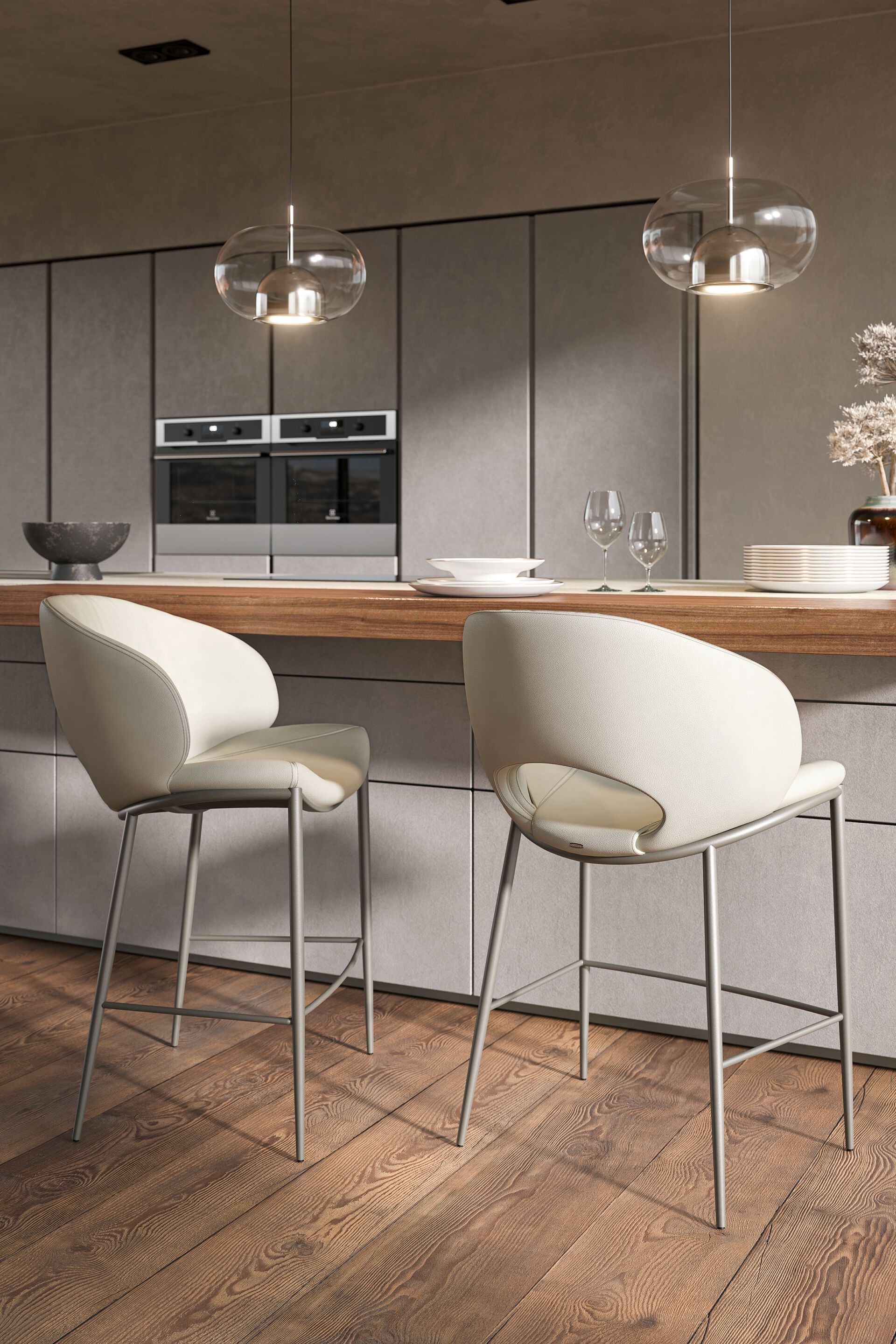 Кожаный мягкий стул Cattelan italia Миранда ARCH-00135932 - Вид №1