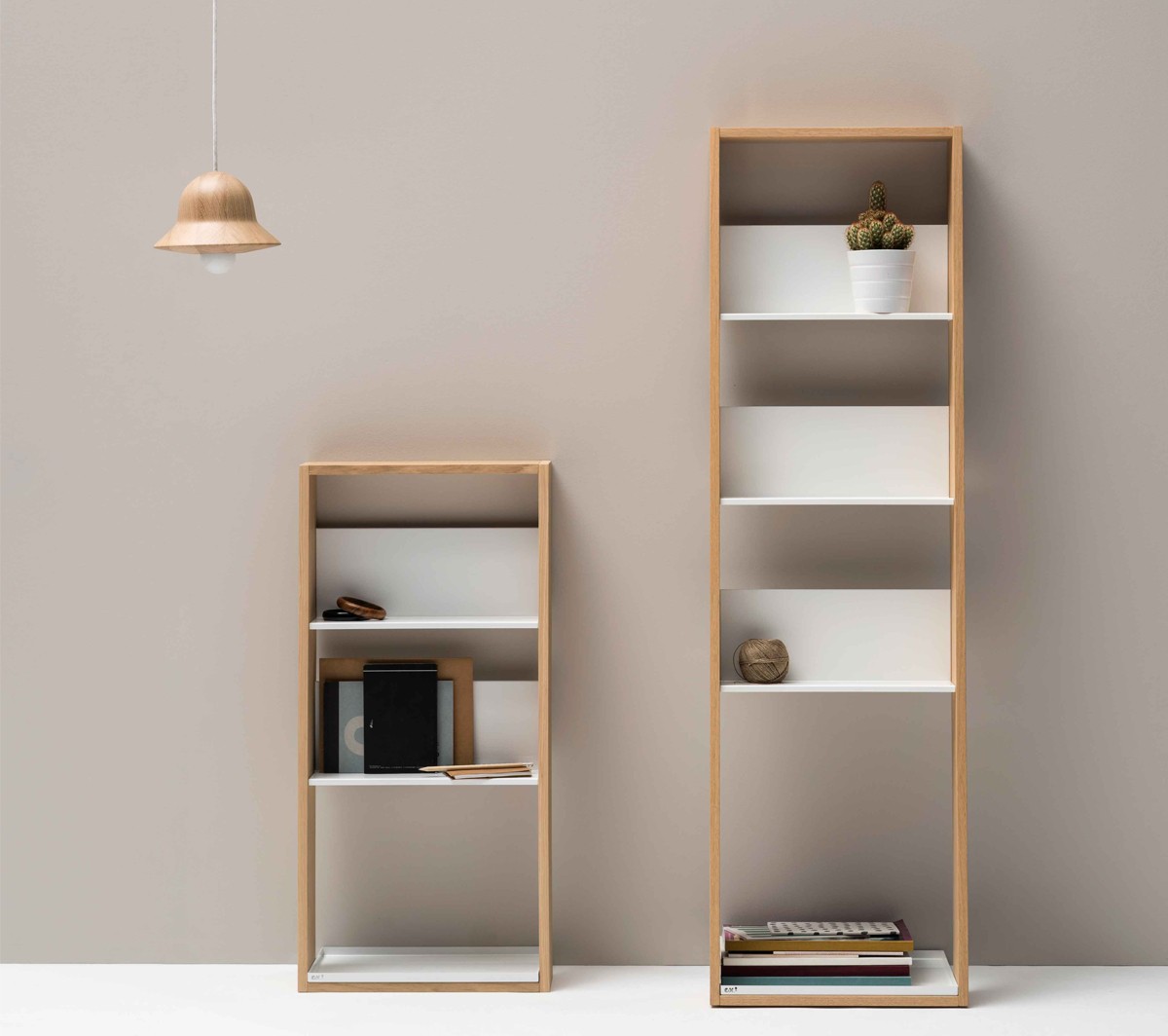 Ex.T Storage Lean Small Стеллаж из дуба и алюминия EXLEANSMALLROV  - Вид №5