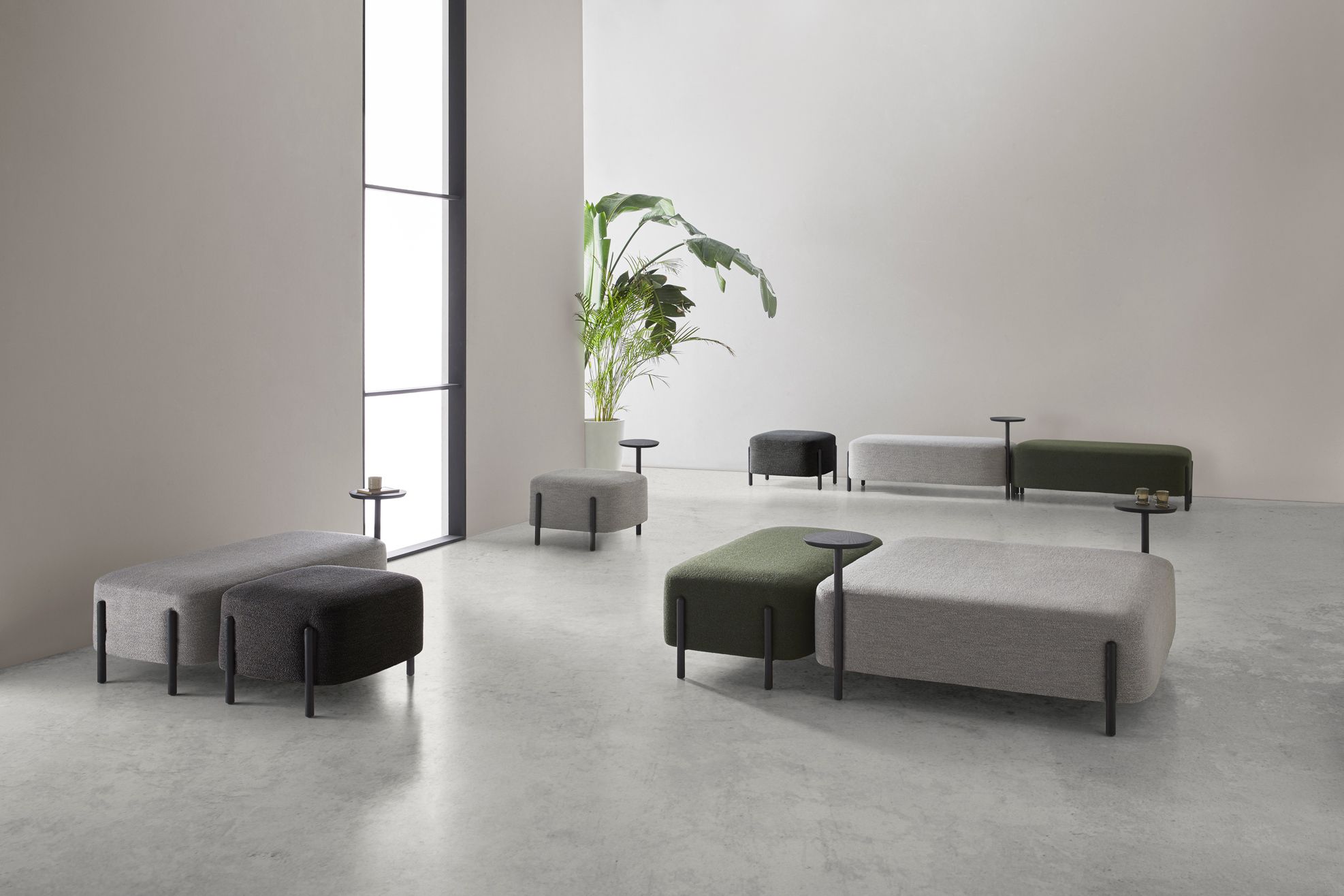 Квадратный пуф из ткани Blasco&Vila RC Wood ARCH-00112563 - Вид №5