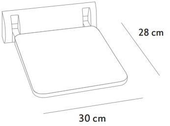 Acquabella Складное сиденье для душа в Акроне © Show sun-id-1383111 - Вид №3