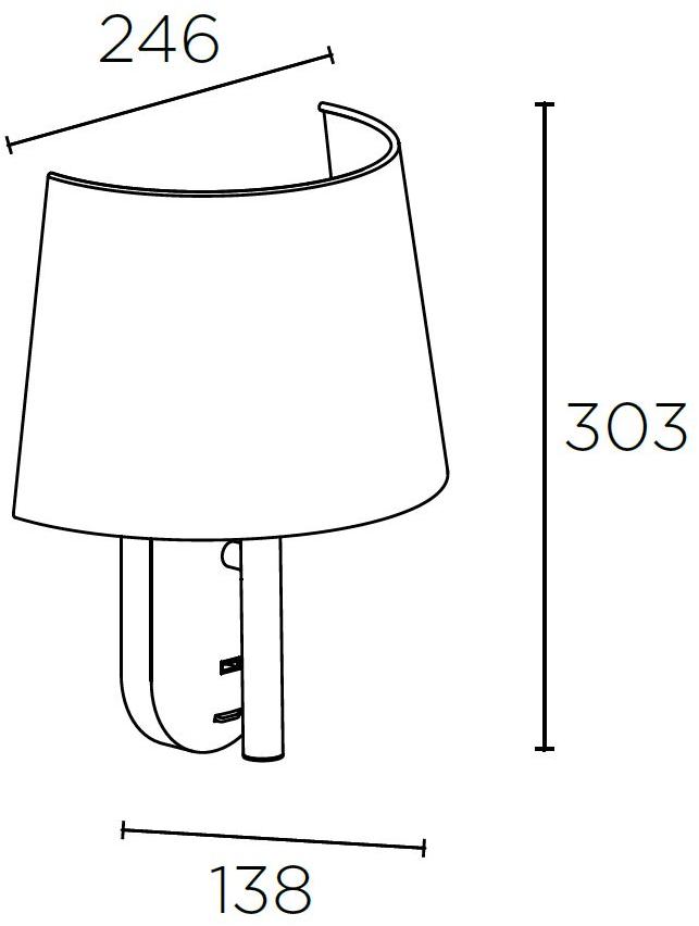 LEDS C4 Регулируемая светодиодная лампа для чтения из алюминия  05-7975/7976-81-el  - Вид №2