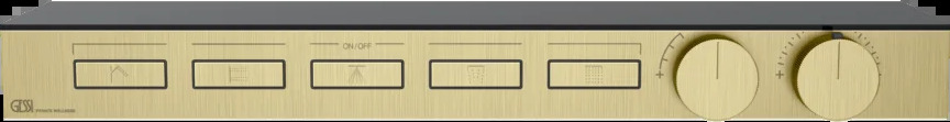 Смеситель для душа 63028 727 Gessi Hi-fi ЛАТУНЬ МАТОВАЯ PVD