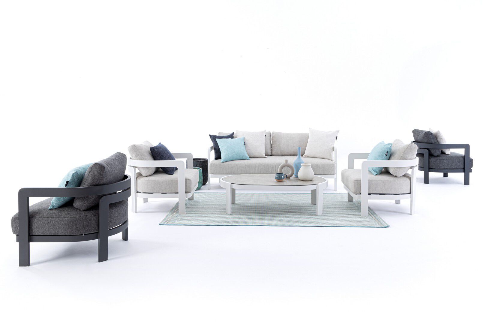 Набор из трех терракотовых Горшков ручной работы BIZZOTTO Duyen ARCH-00044879 - Вид №2