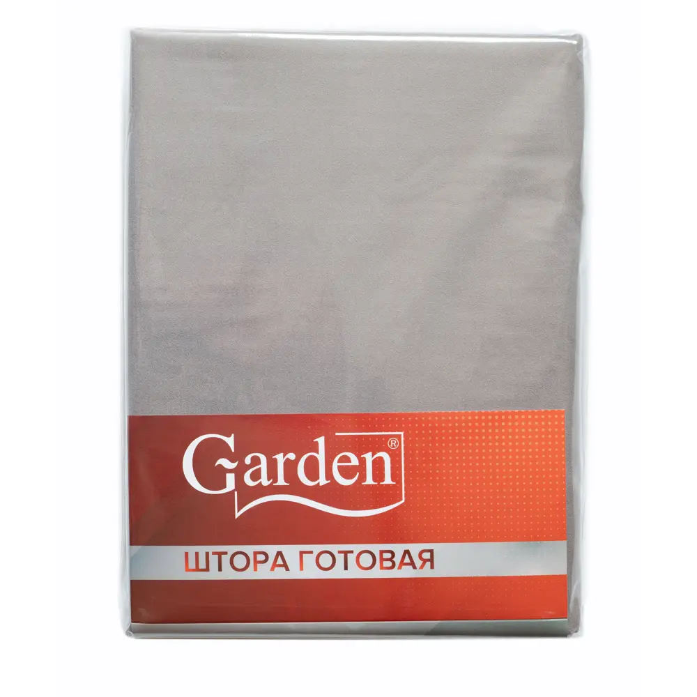 Штора на ленте 140x260 см цвет бежево-серый GARDEN STLM-2077831 - Вид №7